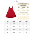 thumbnail image 6 of DARING DIVA Plus Size Ruffle Cap Sleeve Shirred Waist A Line Dress 3X Hot Pink, 6 of 6