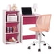 thumbnail image 4 of Silla giratoria de oficina FurnitureR rosa CARNATION, 4 of 5