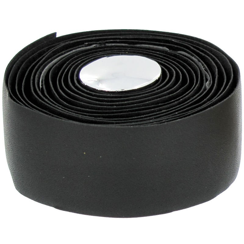 End Zone Vlt-024 Leather Bar Tape Black 