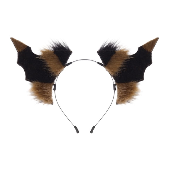Pointed Ear Headband, Plush Decorative Hair Band for Halloween, Themed Party, Photo Hair Accessory