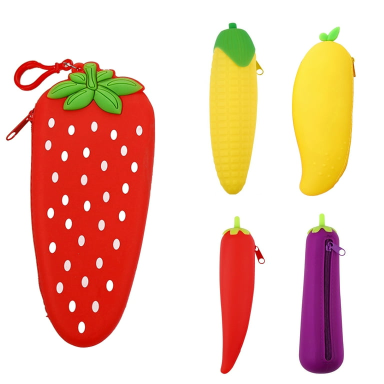 1pc Carrot Shaped Pencil Case