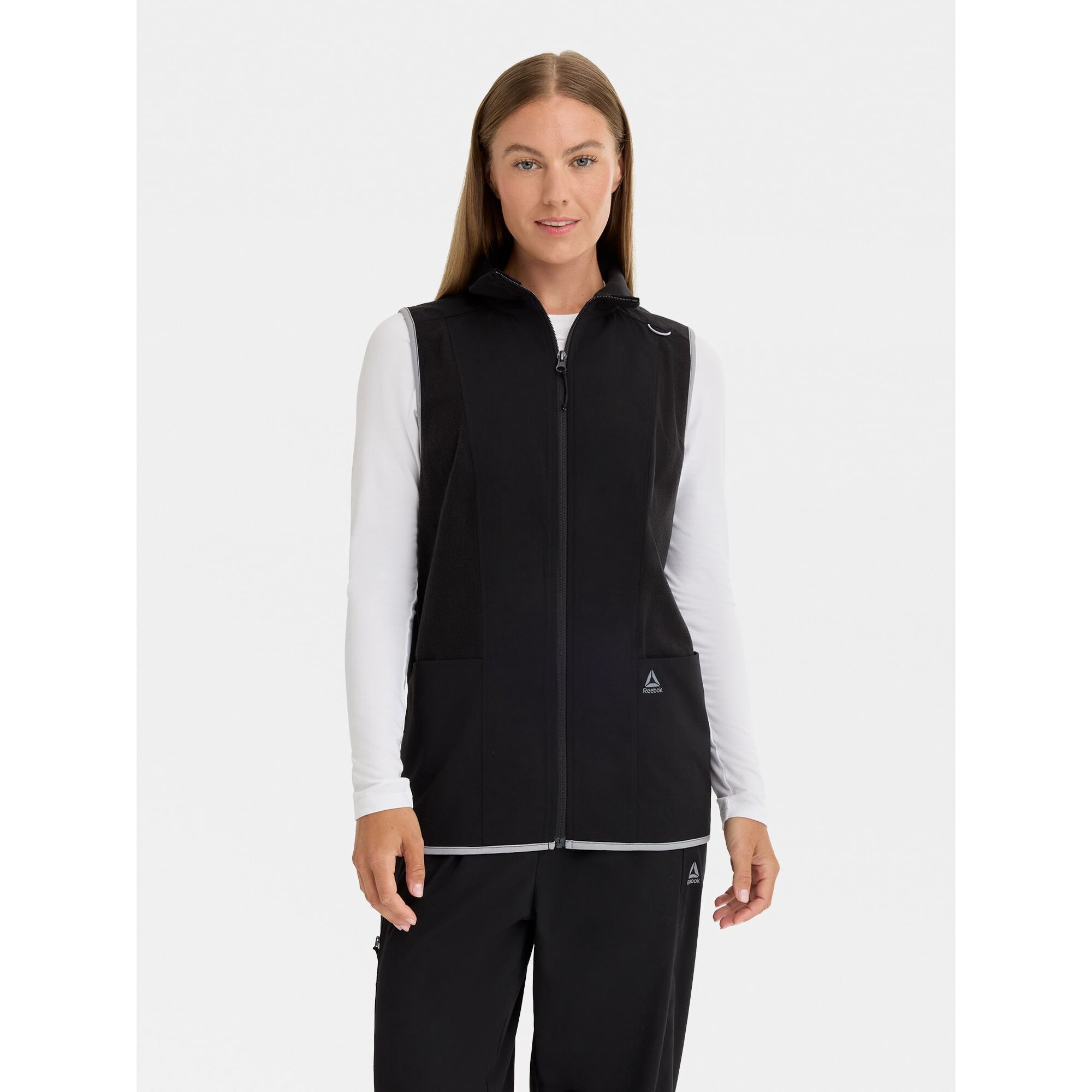 Reebok Women’s Tech Comfort Scrub Vest with 6 Pockets, Sizes S–3XL