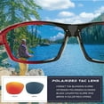 thumbnail image 4 of Polarized Wrap Around Sports Sunglasses for Men Women Driving Fishing Running Cycling Sun Glasses, 4 of 6
