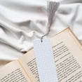 thumbnail image 6 of Kdxio Blue Checkboard Print Metal Tassel Bookmarks,Perfect Gift for Art Lovers and Bookworms Metal Bookmarks for Women, 6 of 8