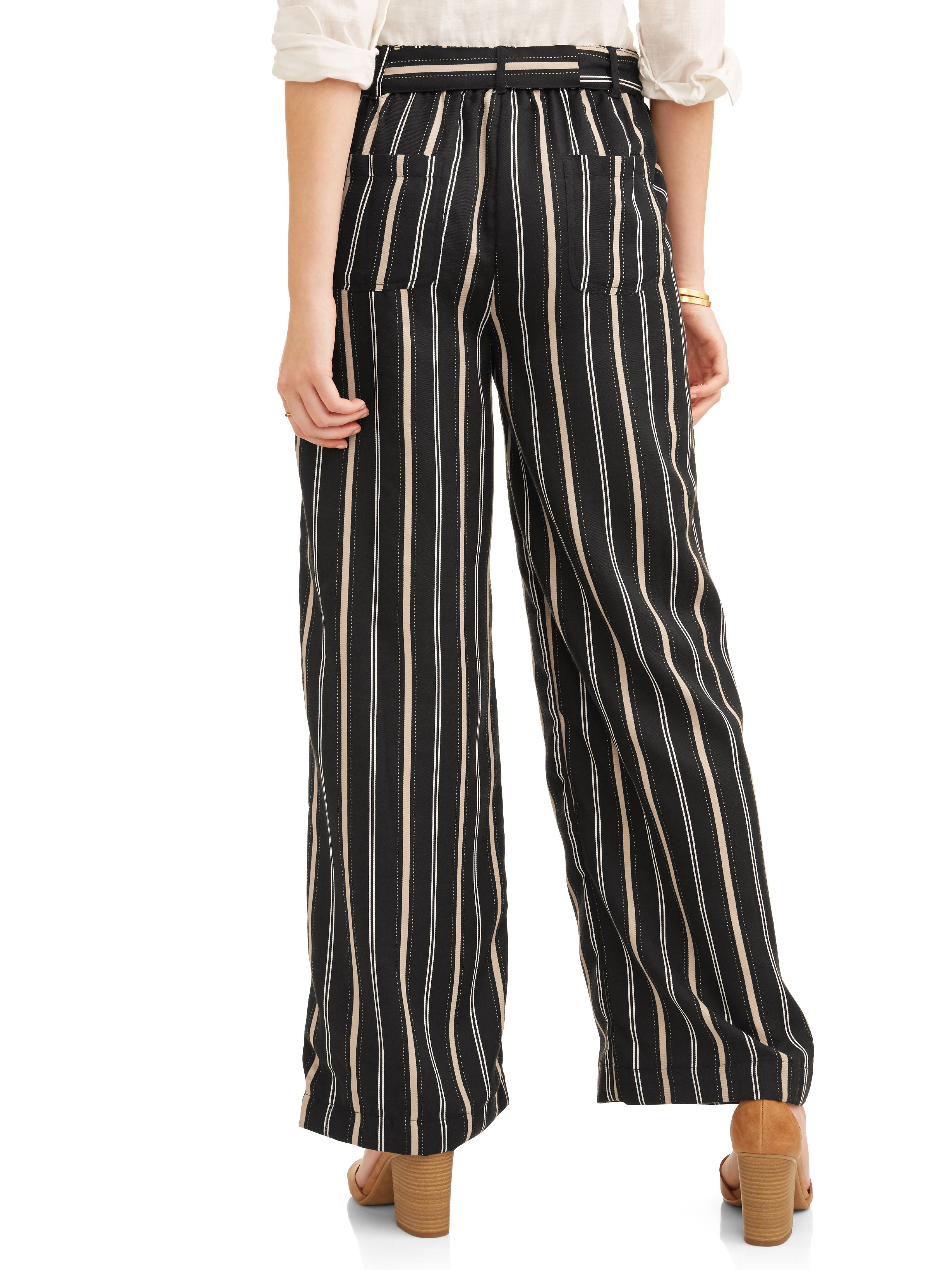 vertical striped palazzo pants
