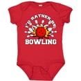 thumbnail image 3 of Inktastic I'd Rather Be Bowling Boys or Girls Baby Bodysuit, 3 of 5