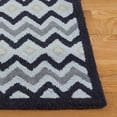 thumbnail image 3 of Safavieh Isaac Mizrahi Elyse Geometric Wool Area Rug, Gray/Black, 8' x 10', 3 of 10