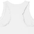 thumbnail image 4 of Hngshg Camisoles Grande Taille pour Femmes à Volants Sans Manches Amples Décontractées Col Rond T-Shirts Classiques Été Vacances Sortie Tee, 4 of 9