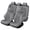 Gray-Full Set, variant on Car Seat Covers Full Set Fit for Toyota Prius 2001-2026, Premium Faux Leather Seat Protectors, Breathable, Waterproof & Anti-Slip Full Wrapping Edge Seat Covers (Black&Blue, Full Set)