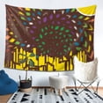 thumbnail image 4 of YFYANG Abstract Moonlight Tapestry, Bedroom Dormitory Living Room Decoration Tapestrys Wall Hanging , 80 x 60 in, 4 of 8