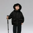 thumbnail image 3 of zbxnLI Boys Outdoor Jackets Lightweight Hiking Travel Coats Hooded Outerwear Jackets with Pockets, 3 of 7
