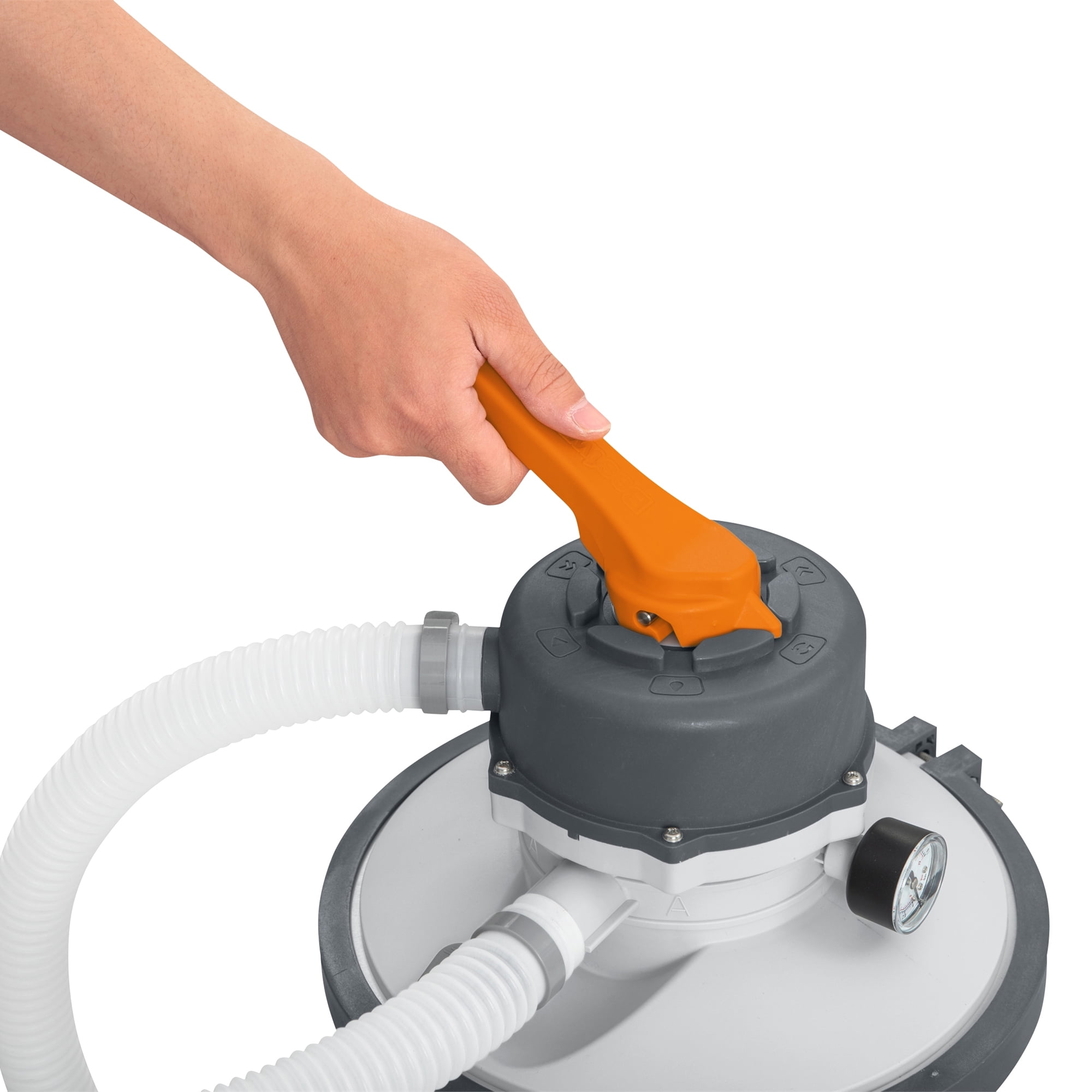 Bestway 58516E Flowclear 800 Gallon Above Ground Pool Sand Filter Pump