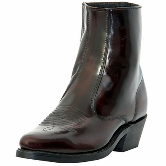 Laredo Western Boots Mens Long Haul Zip Trucker Burnt Apple 62008