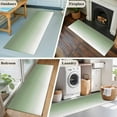 thumbnail image 6 of Sage Green Runner Rug 2x6 FT, Non Slip Hallway Carpet, Farmhouse Sage Green Ombre Washable Soft Floor Carpet Non-Shedding Throw Runner Carpet Long Rug for Entryway Kitchen Bedside Sliding Door, 6 of 9