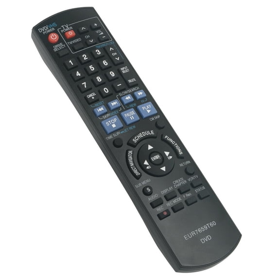 EUR7659T60 Replace Remote for Panasonic DMR-EZ47V DMR-EZ47K DMR-EZ475V DMR-EZ37V