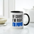thumbnail image 4 of CafePress - I'm Right I'm Papou Mugs - 11 oz Ceramic Mug - Novelty Coffee Tea Cup, 4 of 4