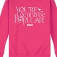 thumbnail image 2 of Wicked - You're Gonna Be Popular - Men's Crew Fleece Sweatshirt, 2 of 4