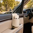 thumbnail image 3 of Neoargh 2 Pack Faux Leather Car Cup Holder Organizer, Drink Cupholder for Back Seat, Car Side Door, Headrest, Extra Automotive Cup Holders for Water Bottles, Tumblers & Coffee Mugs, 3 of 6
