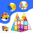 thumbnail image 6 of PicassoTiles Magnetic Tiles for Kids with Tote Bag – 61PCS STEM Building Blocks Set, Educational Construction Toy, Creative Learning Magnet Kit, 6 of 14