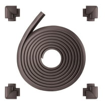 VEVOR Baby Proofing Edge Corner Protector, 18 ft Edge Cushion, 8 Corner Pads, Soft NBR Foam, 3M Adhesive,Child Proof Table Safety Bumper Guards, Easy Installation, for Furniture Fireplace Protection