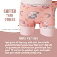 thumbnail image 3 of Hbhpov Girls Panties Supersoft Cotton Boy Short Underwear 6-Pack, Sizes 2-10, 3 of 6