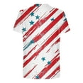 thumbnail image 4 of qucoqpe 4th of July Sports T-shirts Independence Day Patriotic Short Sleeve Tops America Flag Shirts Crew Neck Graphic Tees, 4 of 5
