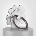 thumbnail image 4 of Seitruly Soporte Universal para anillo de dedo de teléfono con flores, accesorios portátiles para teléfono para iPhone, Huawei, soporte para anillo Teléfono y Comunicación plata, 4 of 4