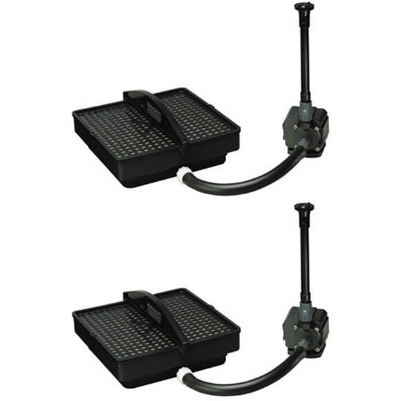2 Pondmaster PMK 1500 Medium Garden Pond Filter & Fountain Head Systems - 02215