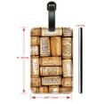 thumbnail image 2 of Corks - Image by Dan Morris - Luggage ID Tags / Suitcase Identification Cards - Set of 2, 2 of 5