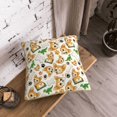 thumbnail image 5 of KLL Cute Puppy Decorative Throw Pillow Covers Velvet Soft for Couch Sofa Bedroom Living Room Outdoor (No pillow core)- 20"x20", 5 of 5