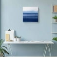 thumbnail image 6 of Canvas Print Wall Art Oil Paintings Abstract Navy Blue White Gradient Picture Prints Artwork for Living Room Kitchen Bathroom Bedroom,Stretched and Framed Ready to Hang,Modern Linen Style, 6 of 9