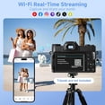 thumbnail image 4 of 5K Digital Camera, 75MP Photos, 16X Zoom, WiFi, Webcam for Vlogging, Travel, 4 of 5
