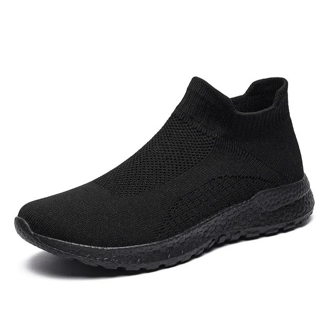 Ultralight Slip-On Running Shoes For Men Summer Breathable Mesh Jogging Sneakers Size 35-45