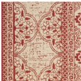 thumbnail image 5 of SAFAVIEH Outdoor LND174Q Linden Collection Red / Creme Rug, 5 of 7