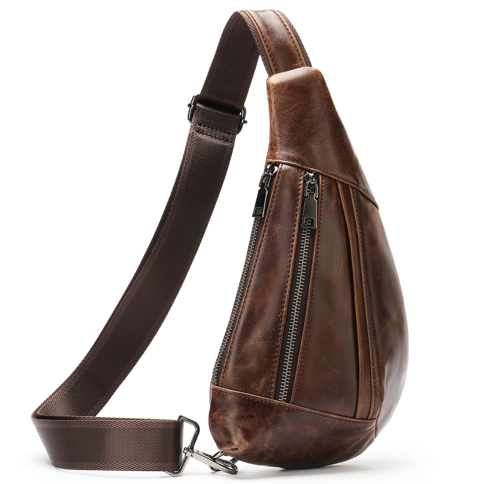 Leather side bag hotsell