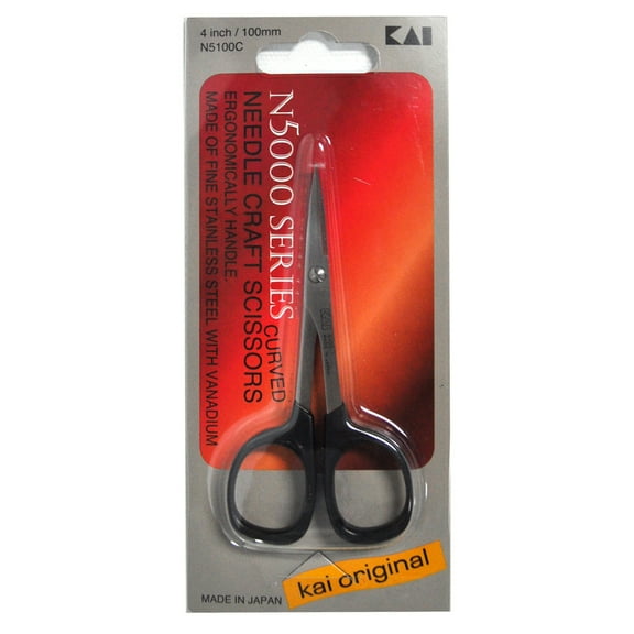 KAI N5100C 4 Inch Curved Needle Craft Scissor