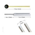 thumbnail image 3 of Tuning Fork Tuner With Mallet Set For Repair Healing Nervous System Testing Tuning Fork Health Care, 3 of 5