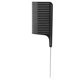 thumbnail image 2 of Hair Highlight Comb Hair Salon Hair Dye Professional Comb Hair Stylist Stainless Steel Rat Tail Comb Black, 2 of 5