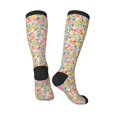 thumbnail image 4 of Balery Watercolor Wildflowers Fun Novelty Socks Men'S Women'S Crew Socks Funny Crazy Novelty Socks Quirky And Cool Socks, 4 of 9