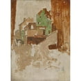 thumbnail image 2 of George Hendrik Breitner 19x24 Black Ornate Framed Double Matted Museum Art Print Titled: Street in Montmartre, Paris (C. 1880 - C. 1923), 2 of 5