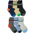 thumbnail image 4 of Jefferies Socks Boys Multicolor Stripes Fashion Dress Crew Socks 12 Pair Pack, 4 of 5