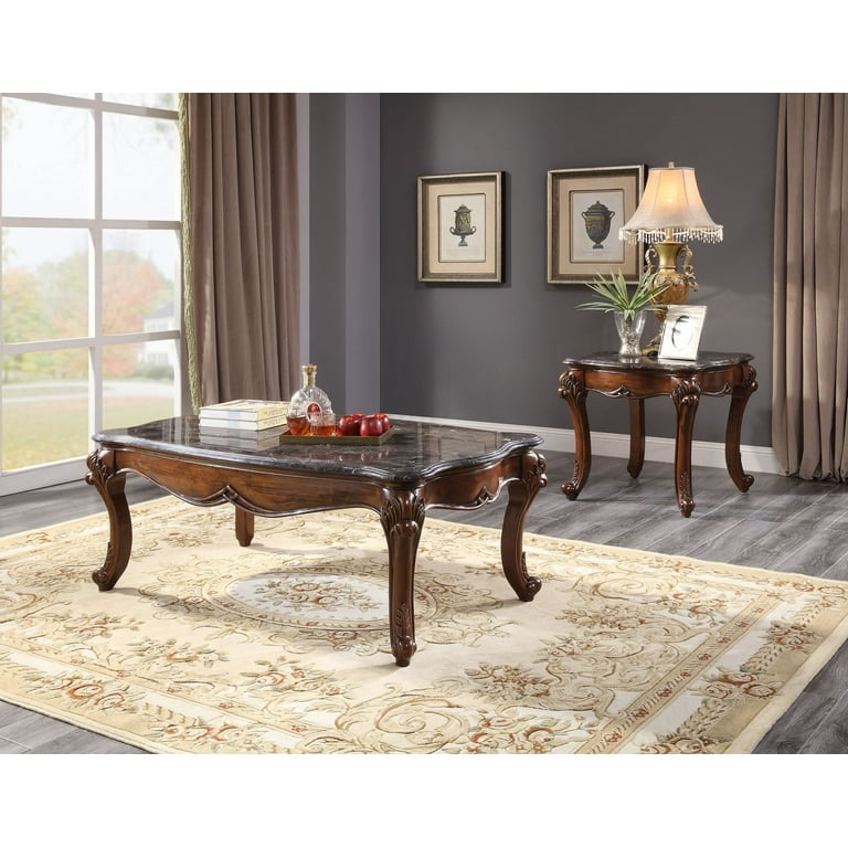 Walmart marble 2024 coffee table