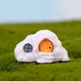 thumbnail image 3 of 4PCS Micro Landscape Star Moon Sun Cloud Shape Bonsai Craft Miniature Ornament, 3 of 9