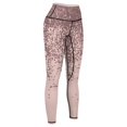 thumbnail image 6 of Speckled Rose Gold Glitter on Blush Pink Leggings Golf wear exercise clothing for Sports pants for Womens Leggings, 6 of 6