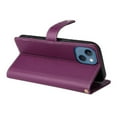 thumbnail image 3 of FOXDOCK Funda tipo Cartera para iPhone 13 – Cubierta de Cuero PU con Múltiples Ranuras, Bolsillo para Efectivo y Correa de Muñeca, 3 of 6