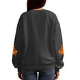 thumbnail image 5 of TTUHYWXI Halloween Sweatshirts for Women Cute Ghost Graphic Pullver Tops Crewneck Long Sleeve Oversized Sweaters Costumes (Grey, S), 5 of 6