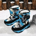 thumbnail image 5 of Engtoy Boys Boots Winter Snow Shoes Waterproof Antiskid Boots Hiking Outdoor Shoes for Kids Girls Little Kid/Big Kid, 5 of 7
