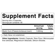 (2 pack) Vitamatic Mastic Gum 1000mg per Serving 120 Capsules - Promotes Digestive, Oral & liver health