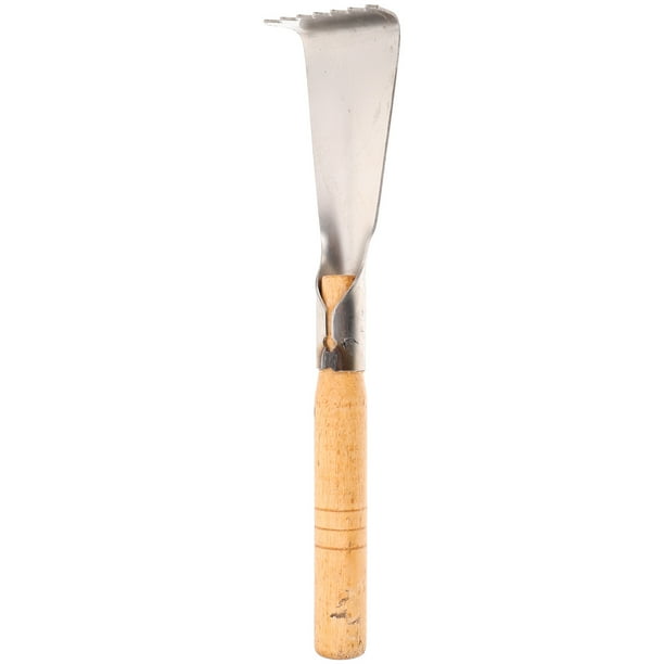 WORGEOUS Mango de madera llana pala manual pala pala dentada excavación herramienta vegetal