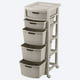 thumbnail image 2 of Cajonero Organizador Plástico 5 Cajones Comoda Rattan Taupe Rimax, 2 of 3